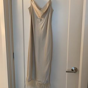 The Mindy Midi Dress in Ivory